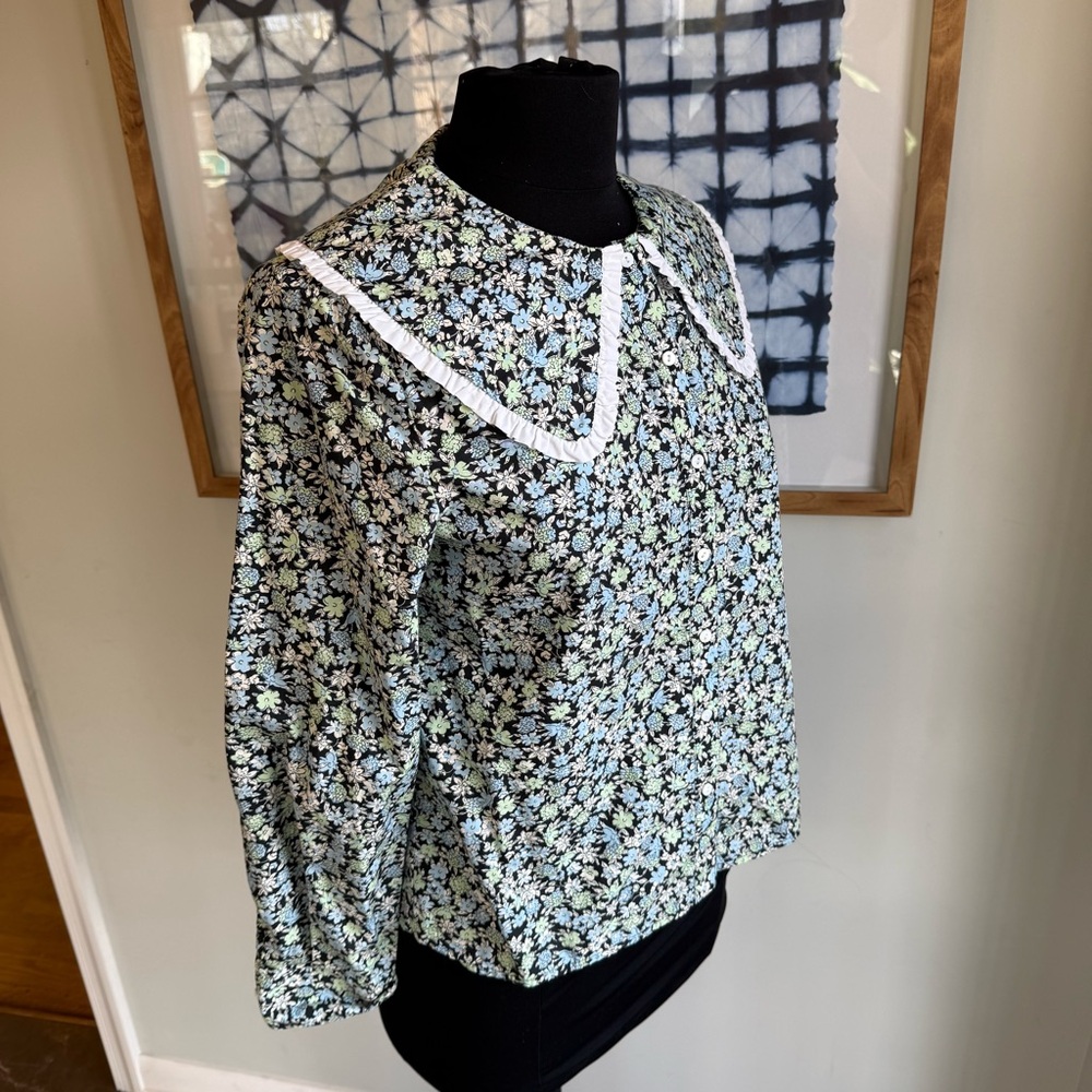 Maje City Floral Print Blouse - Picture 4 of 14